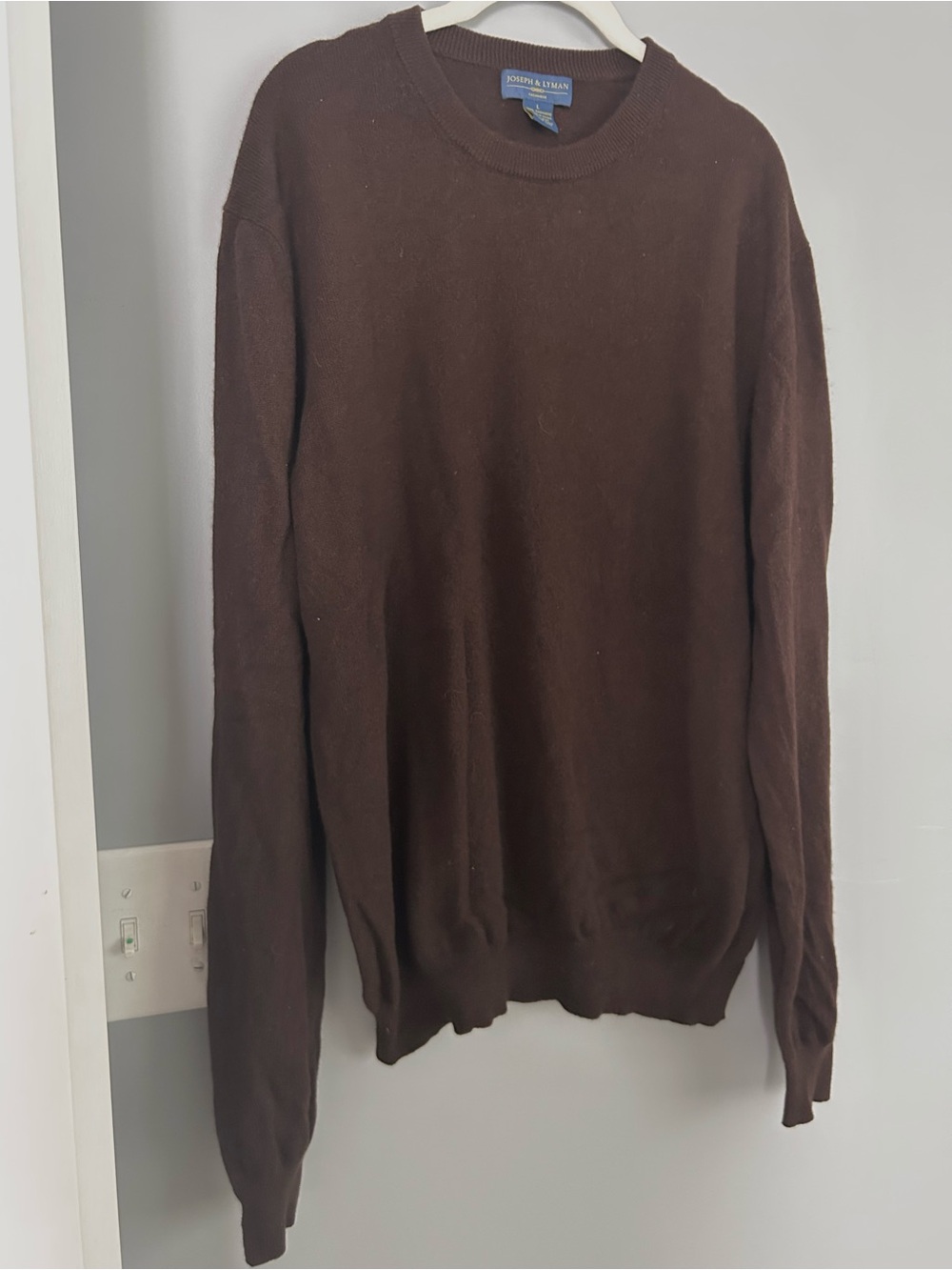 Men's Brown Crewneck Sweater